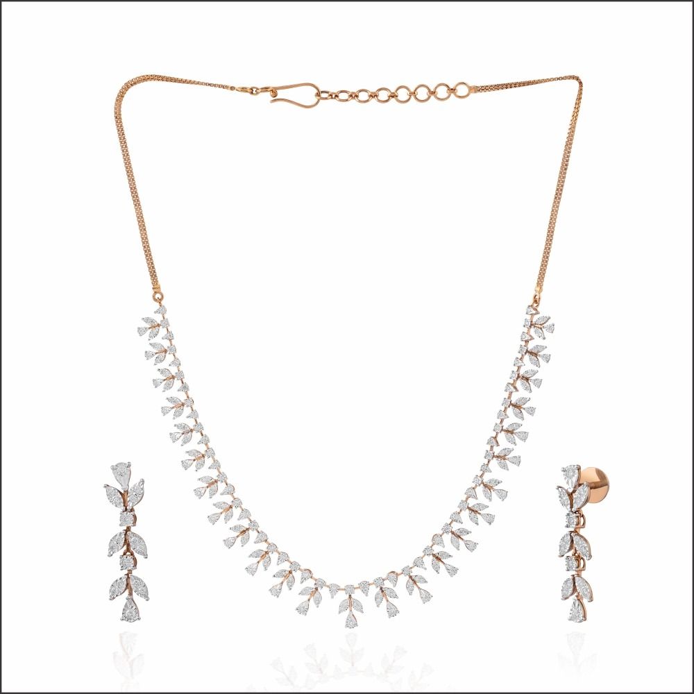 Mystique Sparkle Diamond Necklace Set