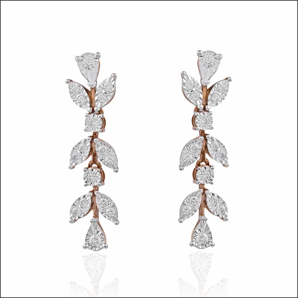 Delicate Sparkle Diamond Earrings