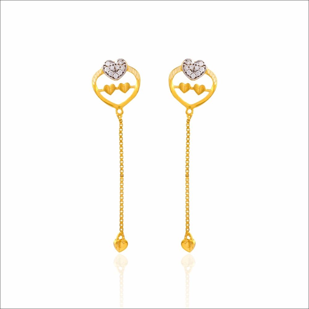 Delicate Elegance Gold Earrings