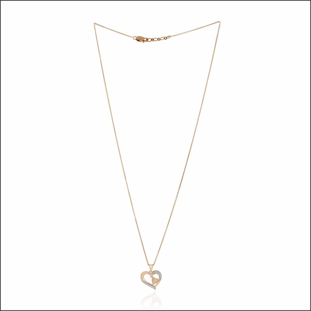 Delightful Hearts Diamond Pendant