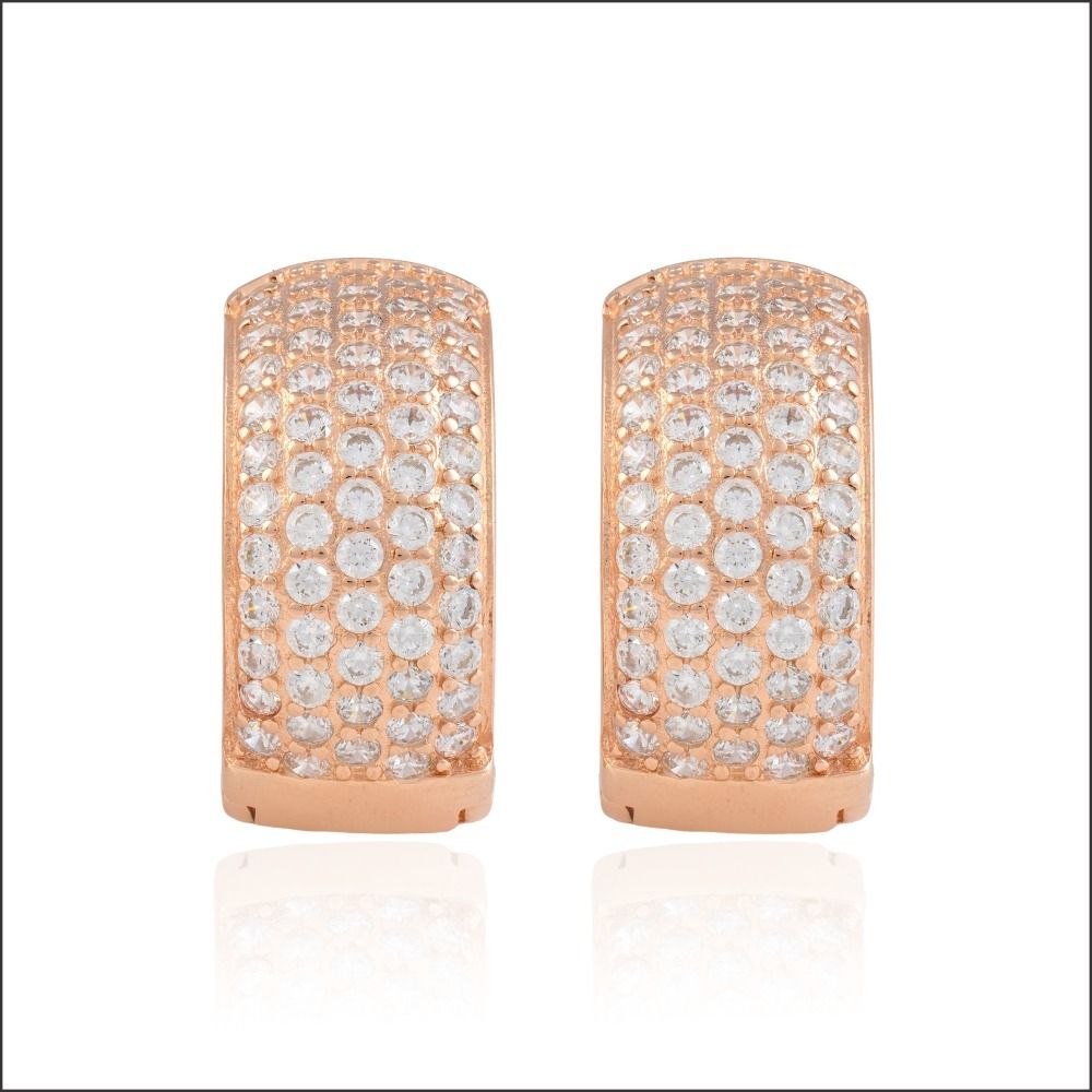 Vintage Charm Silver Stud Earrings
