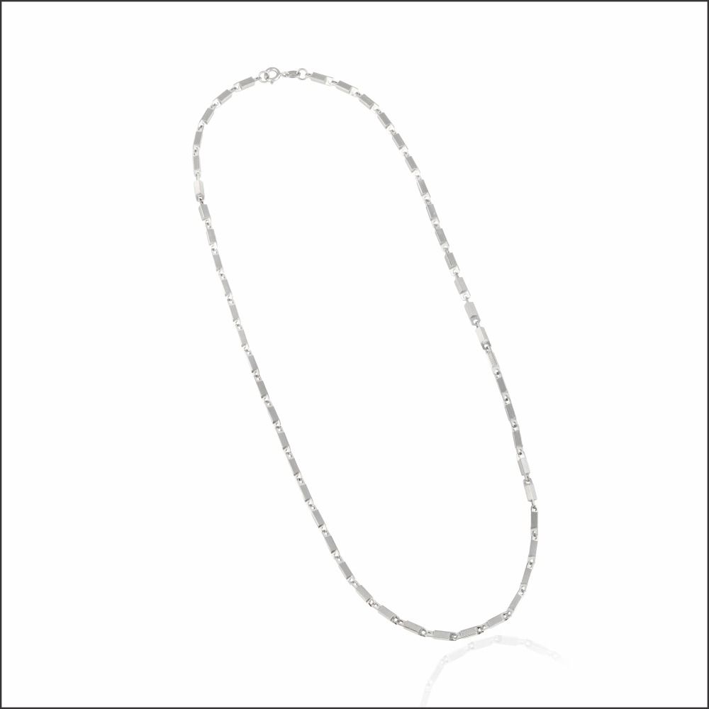 Refined Sterling Silver Link Chain