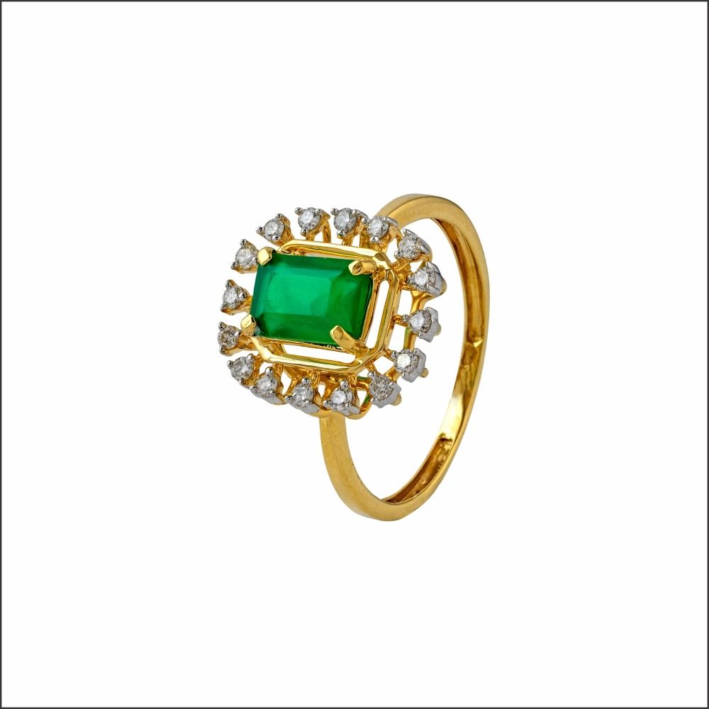 Contemporary Radiance Diamond Ring