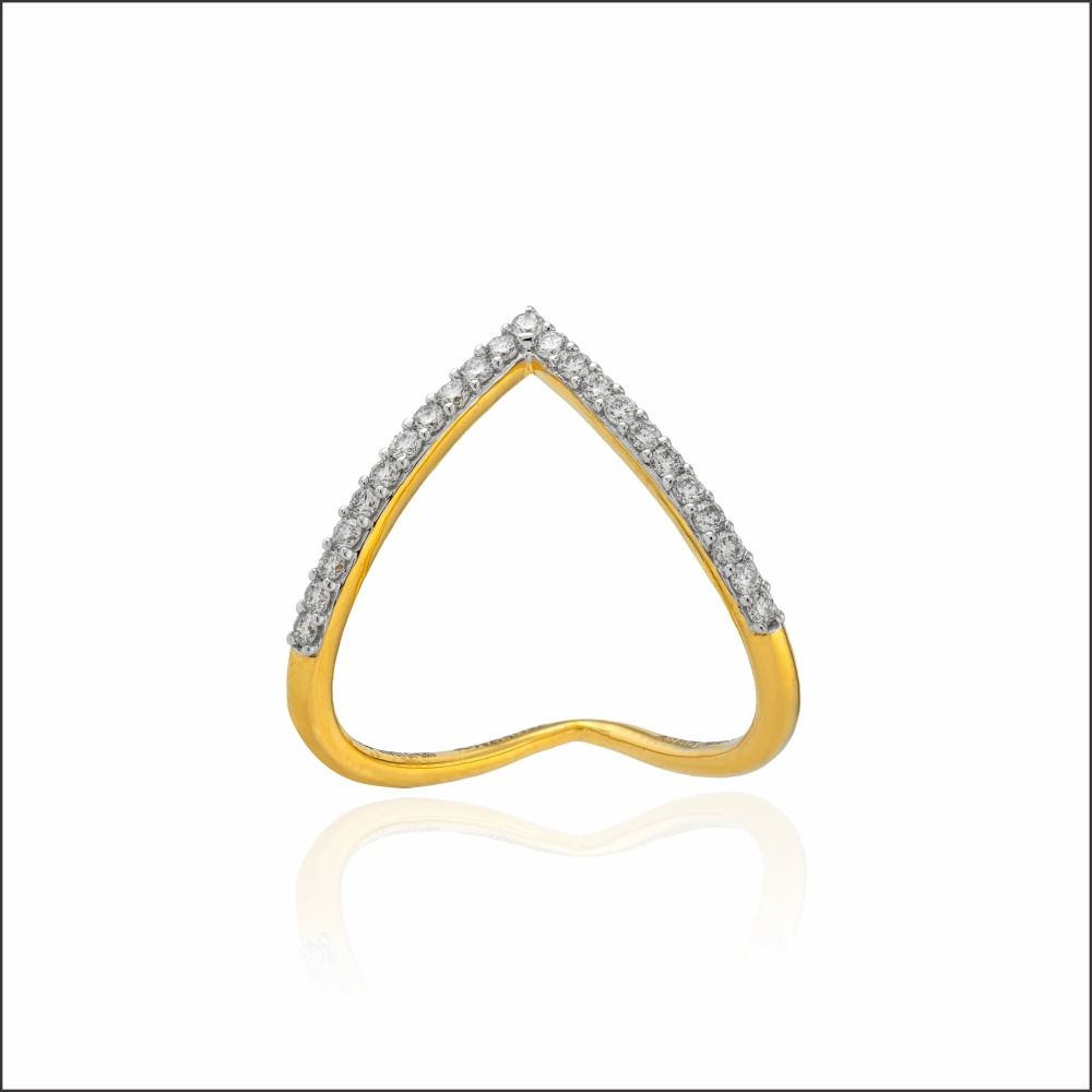 Sharp Sparkle Diamond Ring