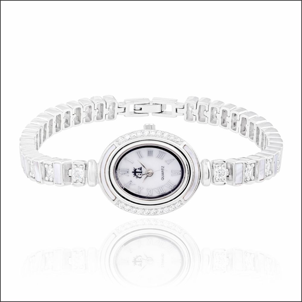 Aisshpra 92.5 Sterling Silver Stylish Watch Bracelet for Women Party Wear  Jewellery