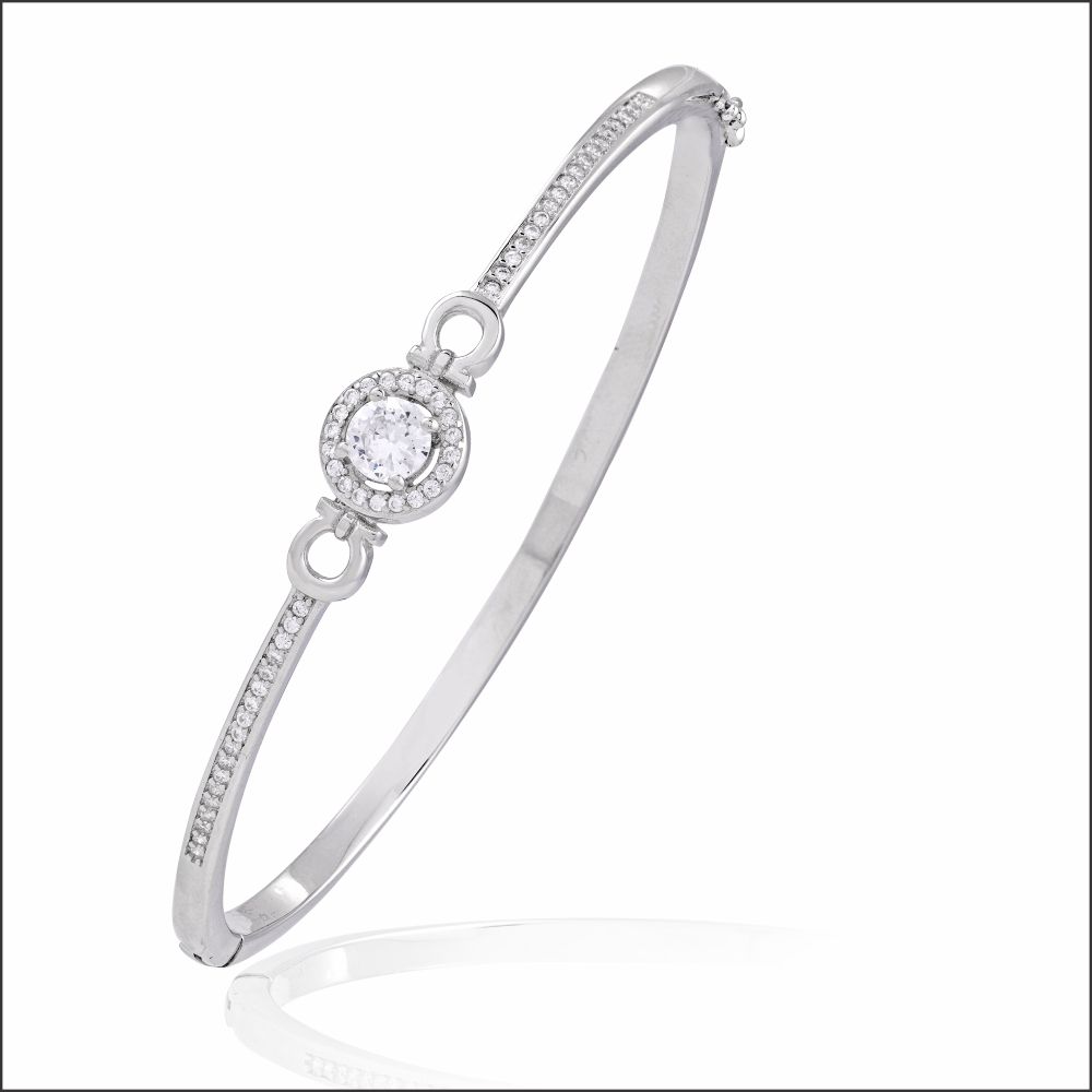 Aisshpra 92.5 Sterling Silver Bracelet Stylish Casual Wear Jewellery for Women