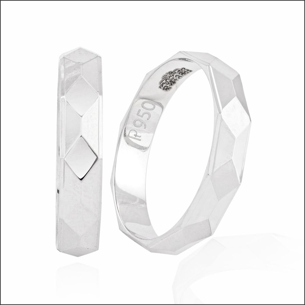 Aisshpra Pt 95 Platinum Couple Rings Platinum Bands for Men & Women Platinum Jewellery for Couples