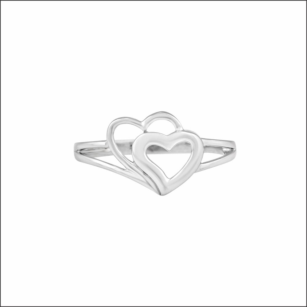 Aisshpra Pt 95 Platinum Love Ring Stylish Daily Wear Jewellery for Women