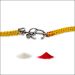 Traditional Elegance OM Trishul 925 Stamped Silver Rakhi