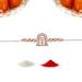 Divine Shiv ling and Shiv trishul 92.5 Stamped Silver Rakhi