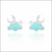 Gazing Stars Playful Clouds Sterling Silver Earrings
