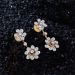 Floral Blossoms Diamond Necklace Earrings