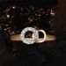 Interlinked Elegance Pavé Set Diamond Ring