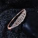 Intricate Filigree Rose Gold Diamond Bracelet