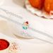 Gracious Ganpati 92.5 Stamped Silver Rakhi