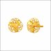 Mesmerising Blooms Yellow Gold Stud Earrings