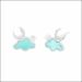 Gazing Stars Playful Clouds Sterling Silver Earrings