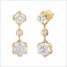 Graceful Blossom Diamond Necklace Earrings