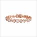 Exquisite Heart Motif Design Diamond Bracelet