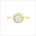 Radiant Curve Pavé Set Diamond Ring