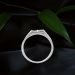 Gleaming Square Cut Silver Ring