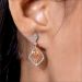Exquisite Sparkle Diamond Necklace Earrings