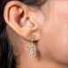 Ethereal Radiance Diamond Necklace Earrings