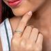 Criss-Cross Pavé Set Diamond Ring