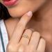Interlinked Elegance Pavé Set Diamond Ring