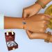Timeless Bond Morpankh Design 925 Stamped Silver Rakhi
