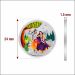 Aisshpra 999 Purity 10 gram Radha Krishna Motif Silver Coin 