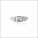 Opulent Glow Silver Ring