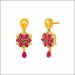 Floral Blossom Gold Earrings