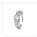 Opulent Glow Silver Ring