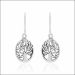 Artistic Filigree Sterling Silver Drops