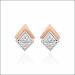 Classic Love Rose Gold Stud Earrings 