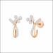 Delicate Flower-Inspired Diamond Earrings