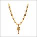 Delightful Meena Design Gold Necklace Set