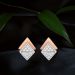 Classic Love Rose Gold Stud Earrings 