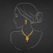 Blossoming Mirage Gold Necklace Set