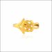 Delicate Floral Design Gold Ring