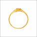 Delicate Floral Design Gold Ring