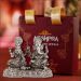 Sacred Lord Lakshmi and Ganesha Silver Idol