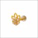 Dazzling Elegance Gold Nose Ring