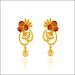 Floral Grace Gold Earrings