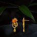 Floral Grace Gold Earrings