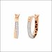Timeless Beauty Rose Gold Hoop Earrings 
