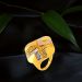Statement Edge Gold Ring