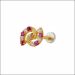 Cultural Radiance Gold Nose Pin