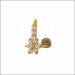 Enchanting Beauty Gold Nose Ring